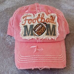 Kbethos Vintage Pink Football Mom Cap